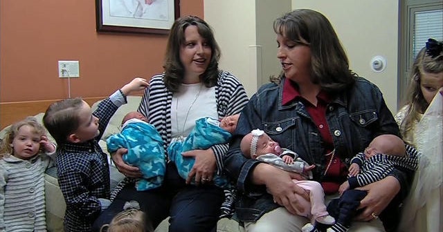 Twin sisters defy the odds with multiple sets of twins