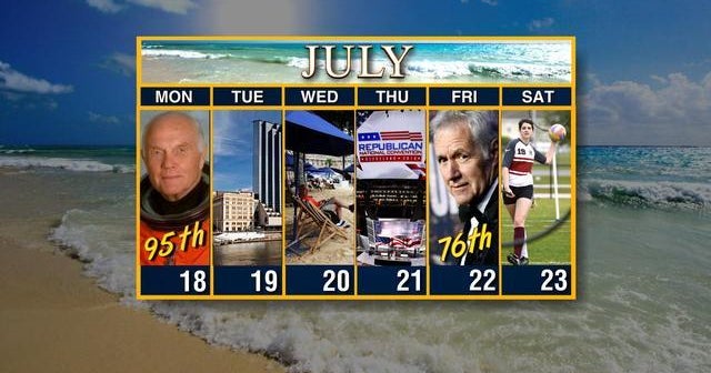 Calendar: Week of July 18