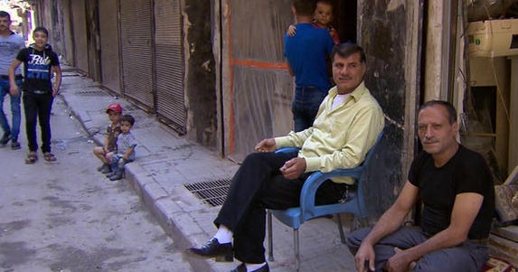 Syria cut in two by civil war
