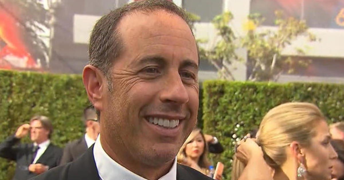 Comedian Jerry Seinfeld on the Emmys 2016 red carpet - CBS ...