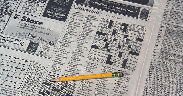 New York Times Crossword Puzzle Celebrates 75 Years Cbs News New York Times Crossword Puzzle Celebrates 75 Years Cbs News