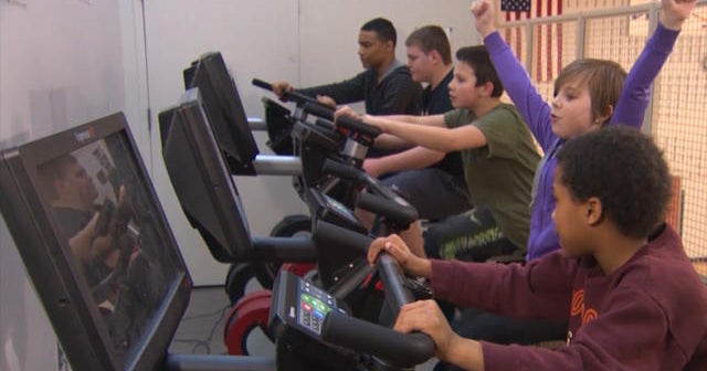 Cyber-cycling helps kids at school