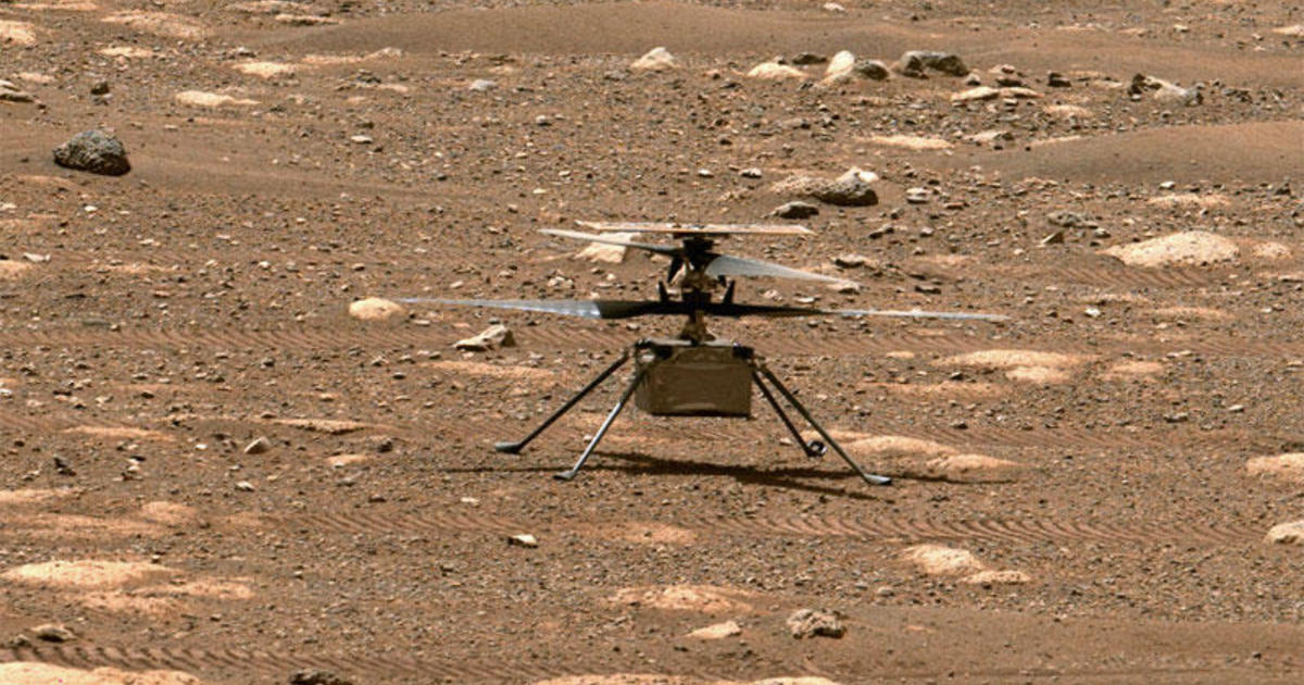 Mars Ingenuity helicopter chalks up record flight as NASA extends its mission - CBS News
