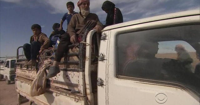 Exodus of refugees as U.S.-backed forces close in on Raqqa