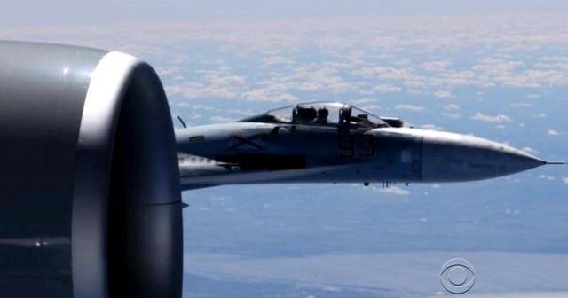 Photos show unsafe intercept by Russian jet