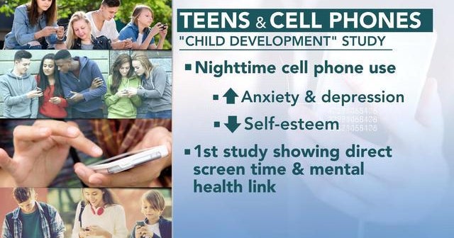 New study links phone use and mental health issues in teens