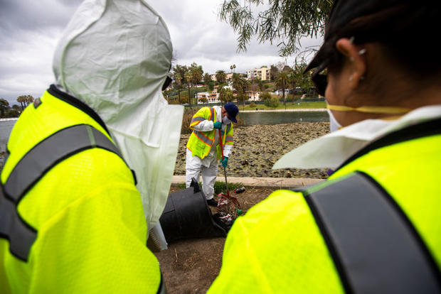 City is set to remove homeless from Echo Park and fence off the area on Thursday. 