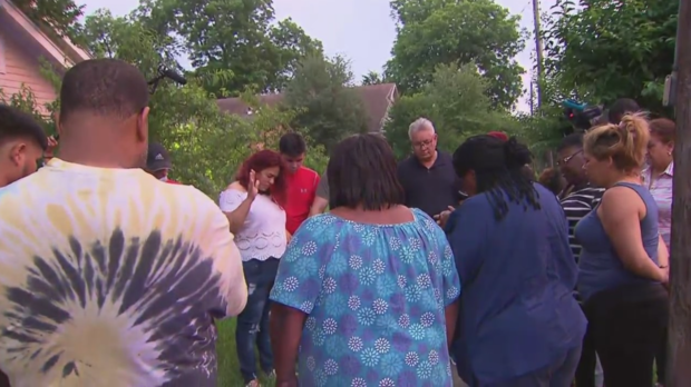 Neighbors pray for the family after child struck and killed 