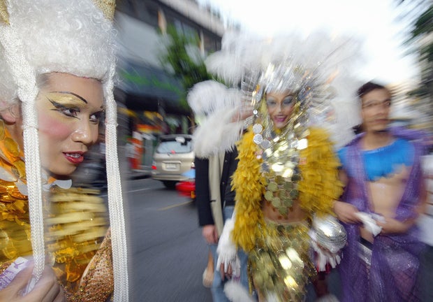 Thai gays march in an annual