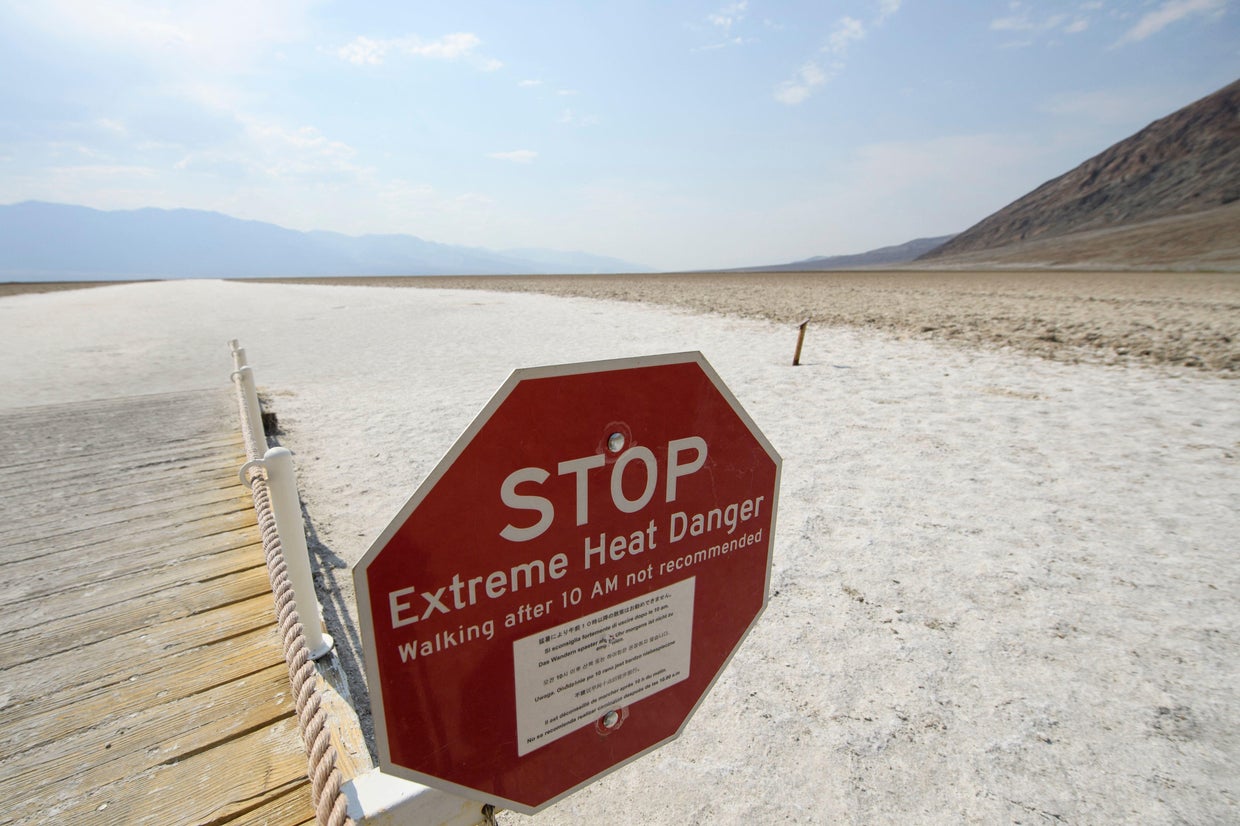 Death Valley National Park hit 130 degrees on Friday, close to a world