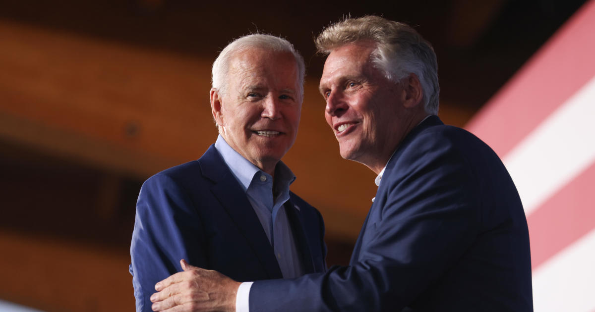 Biden hits campaign trail with Terry McAuliffe in Virginia