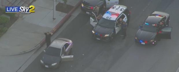 2 Arrested In Azusa After High Speed Chase Linked To Murder Case 