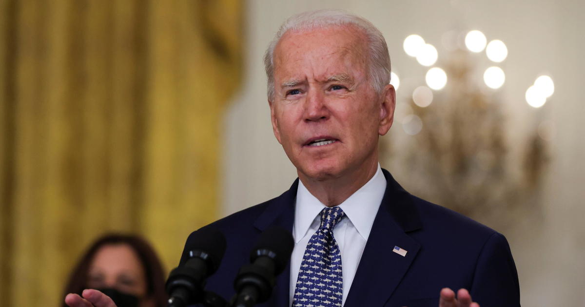 Watch Live: Biden pitches "Build Back Better" agenda as Democrats turn to $3.5 trillion plan