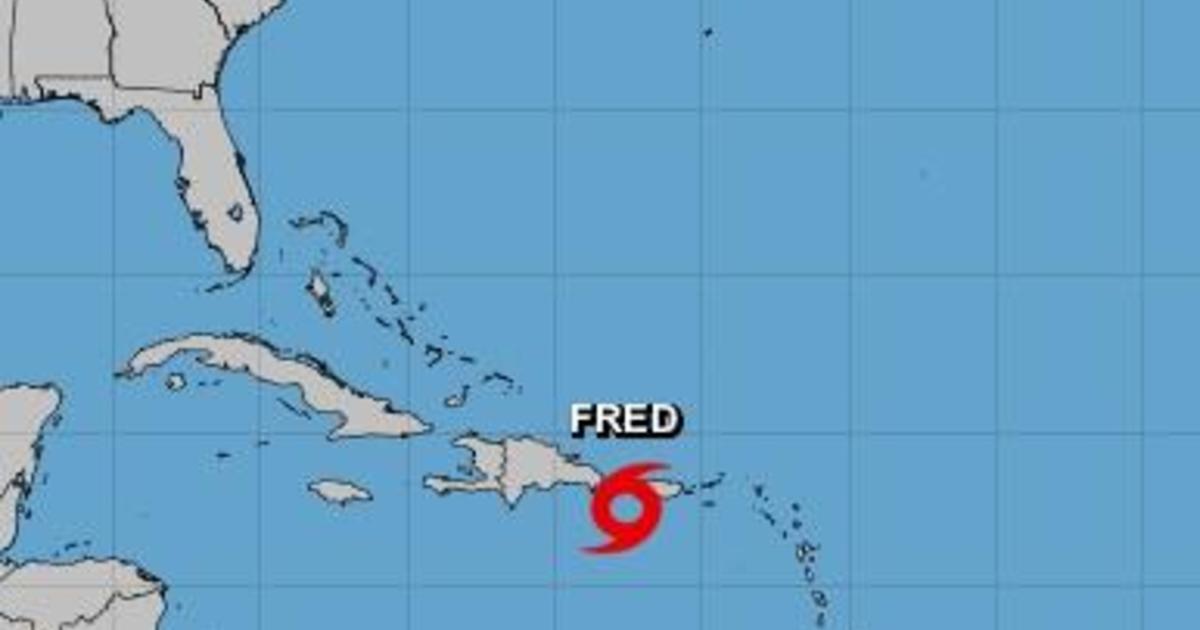 New Tropical Storm Fred swirls off Puerto Rico, eyes Hispaniola — the island shared by the Dominican Republic and Haiti