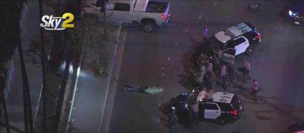 LA Deputy Wounded In Lynwood Shootout; 2 Suspects Arrested After Pursuit, Crash 