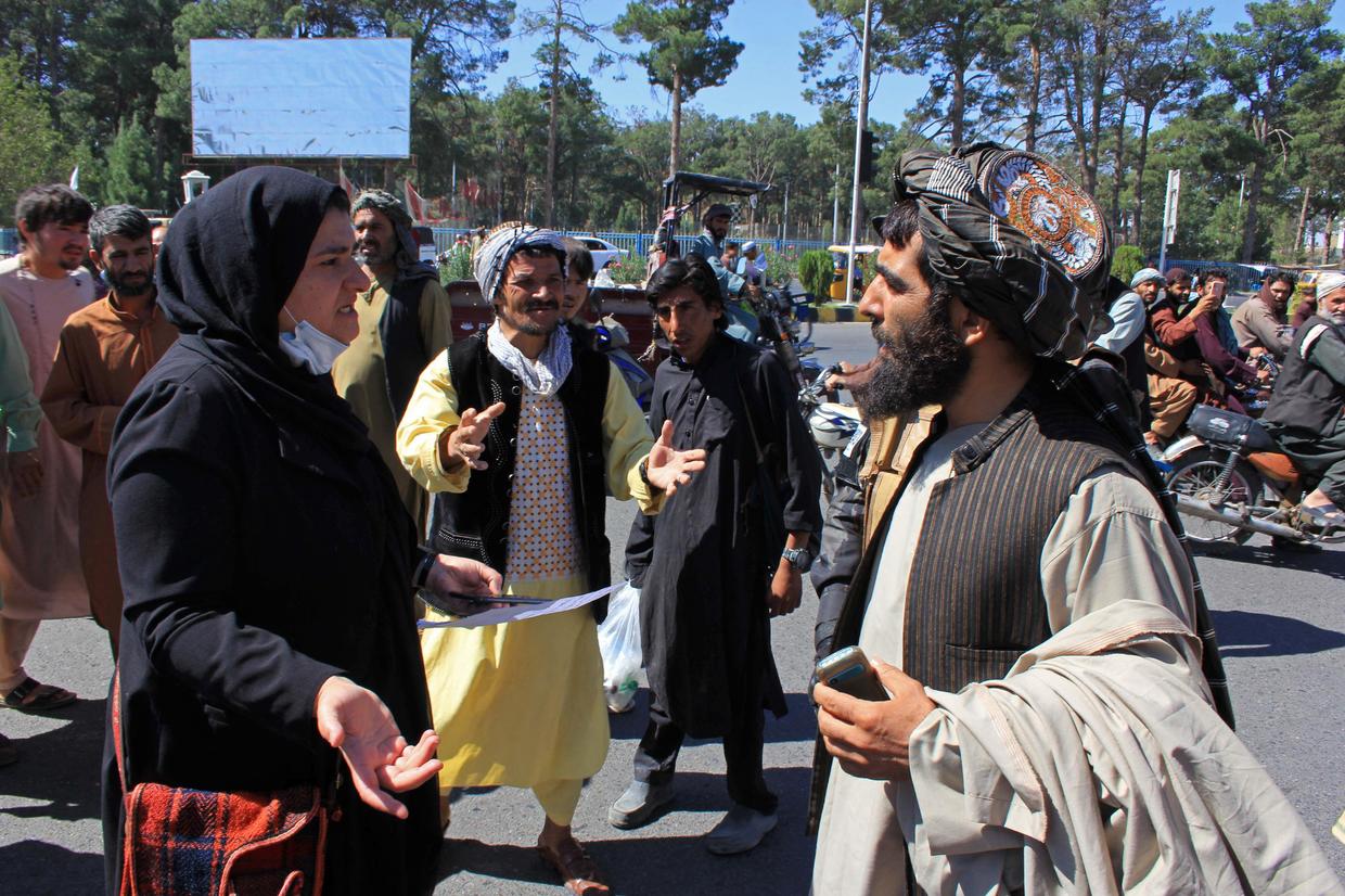 Afghan Women Stage Rare Protest To Demand Rights Under Taliban Sandhills Express 5835