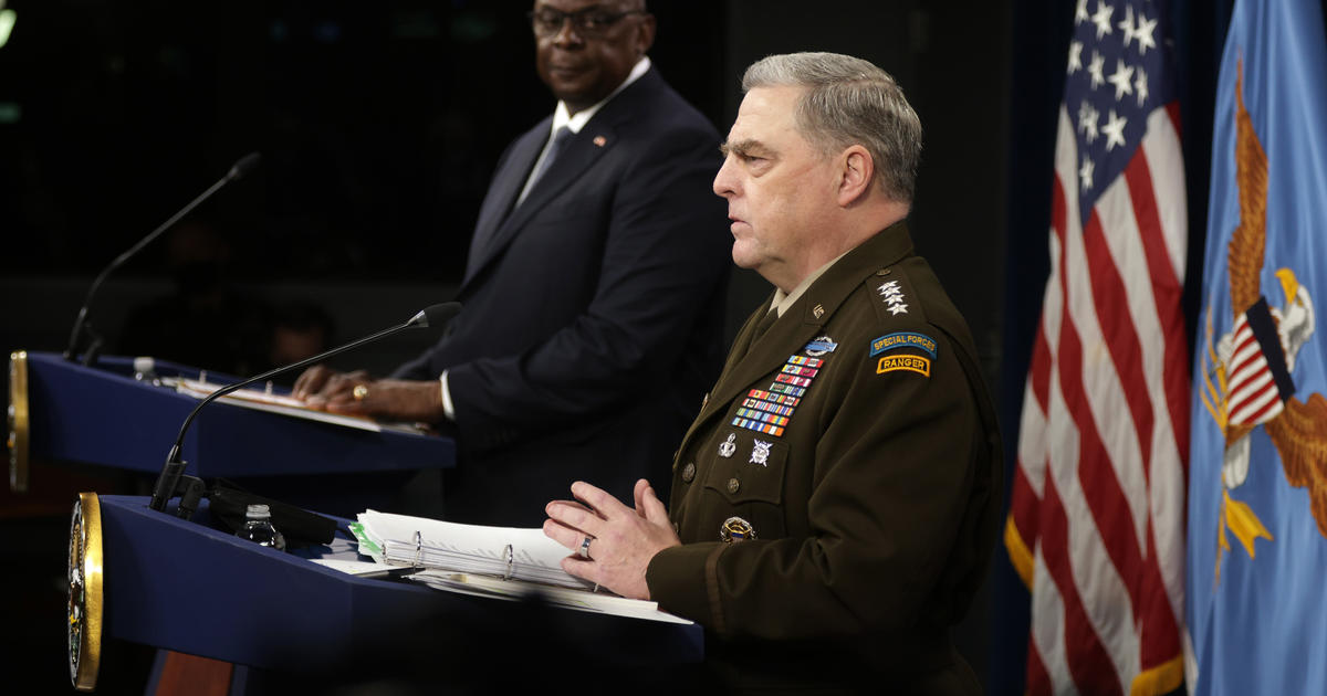 Chairman of the Joint Chiefs says "we all have pain and anger" after 20-year war in Afghanistan
