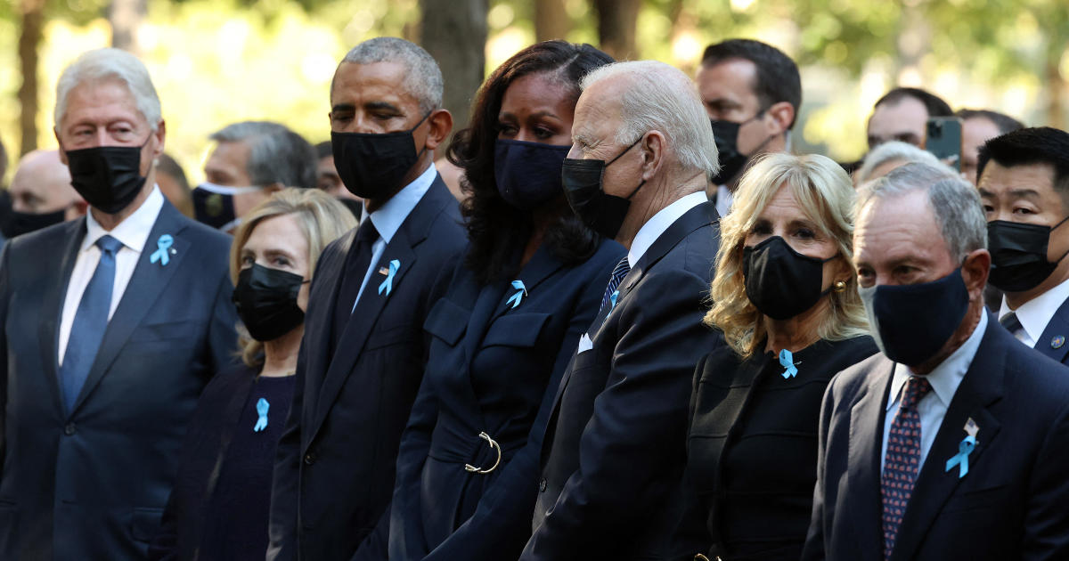 Biden, Obama and Clinton mark 9/11 in New York with a show of unity