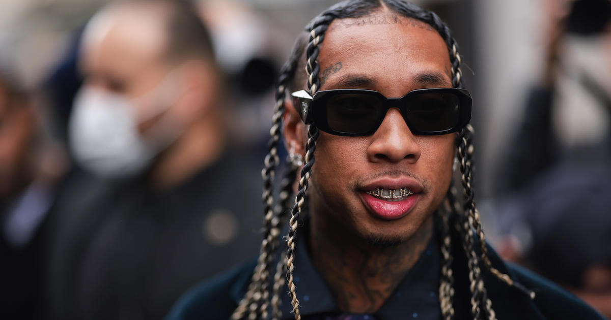 Rapper Tyga arrested for felony domestic violence in Los Angeles - CBS News