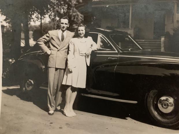 vintage photo of a husband and wife