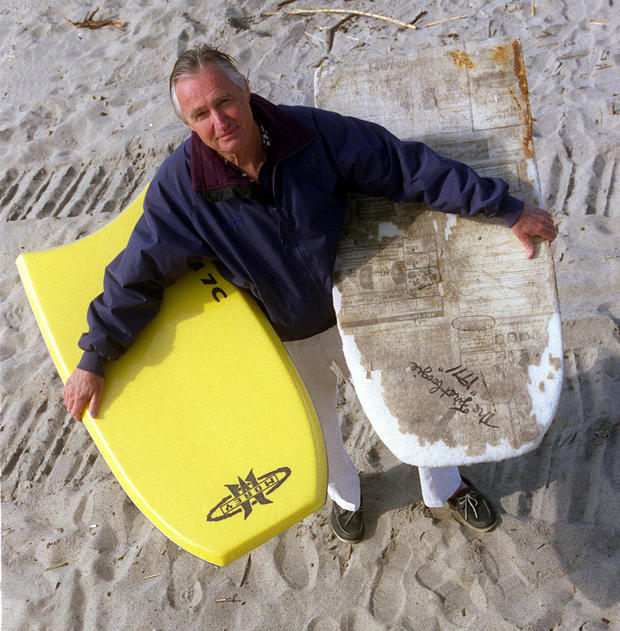FI.Morey.Tom.RDl (kodak) (4/13/98) (Capistrano Beach, CA) Tom Morey of Capistrano Beach, inventor of 