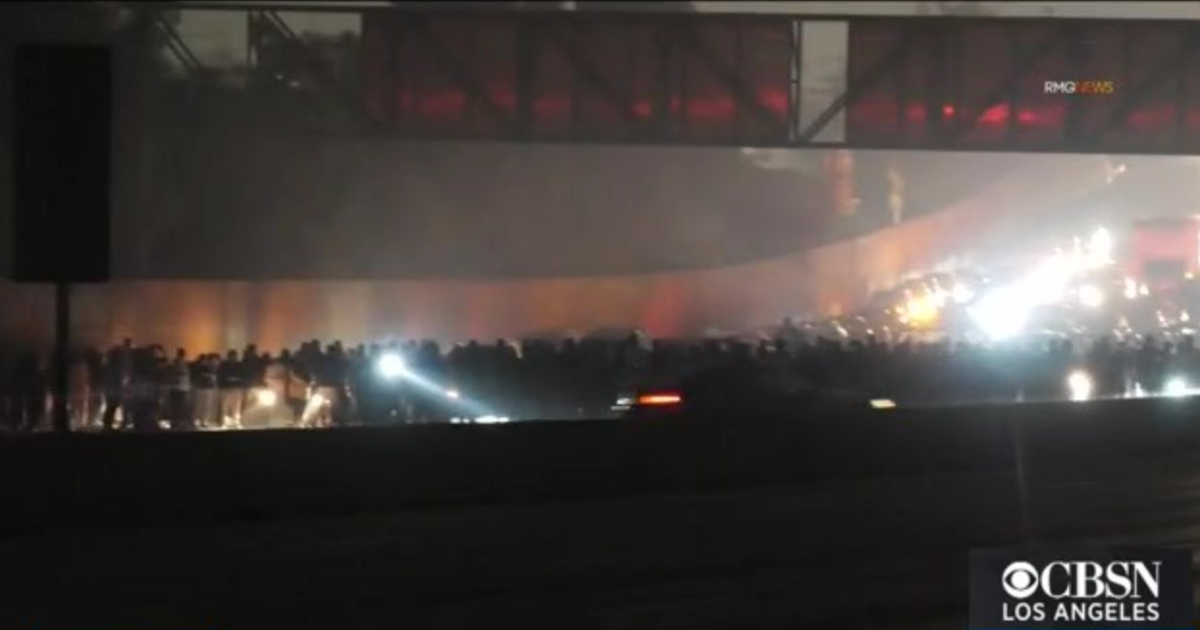 Dozens Of Cars Swarm 91 Freeway In Bellflower In Street Takeover - CBS ...