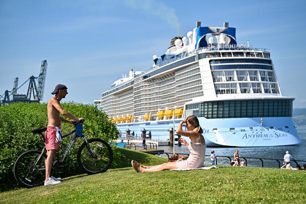 Cruise Ship Is First To Arrive In Greenock Port Since Pandemic-Era Ban 