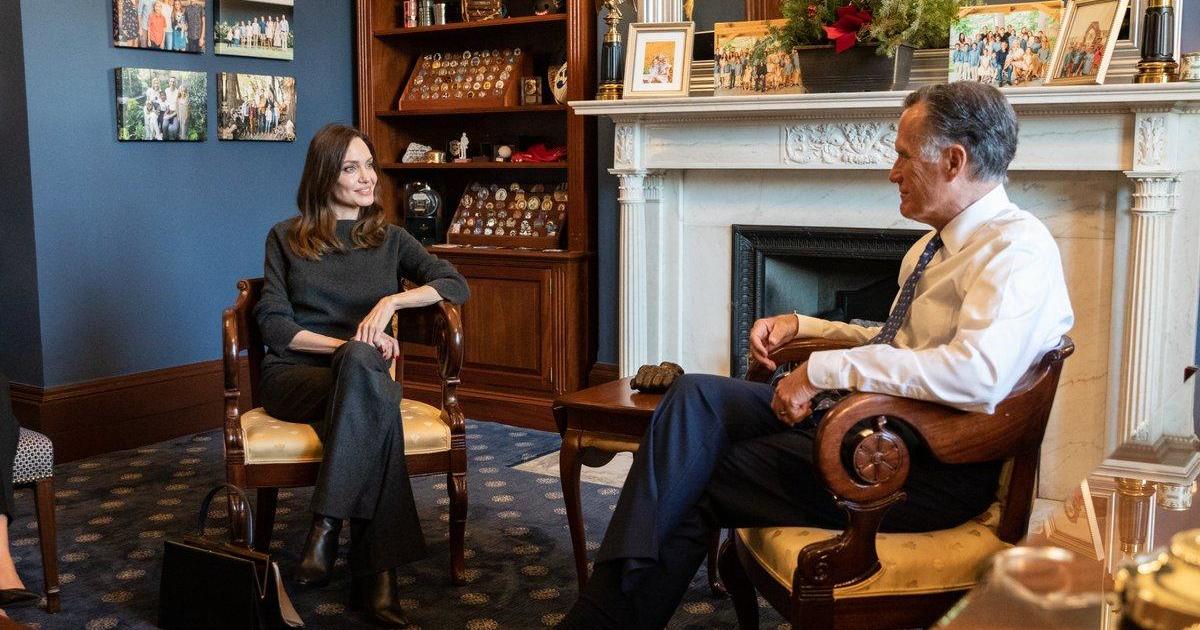 Angelina Jolie visits Capitol Hill