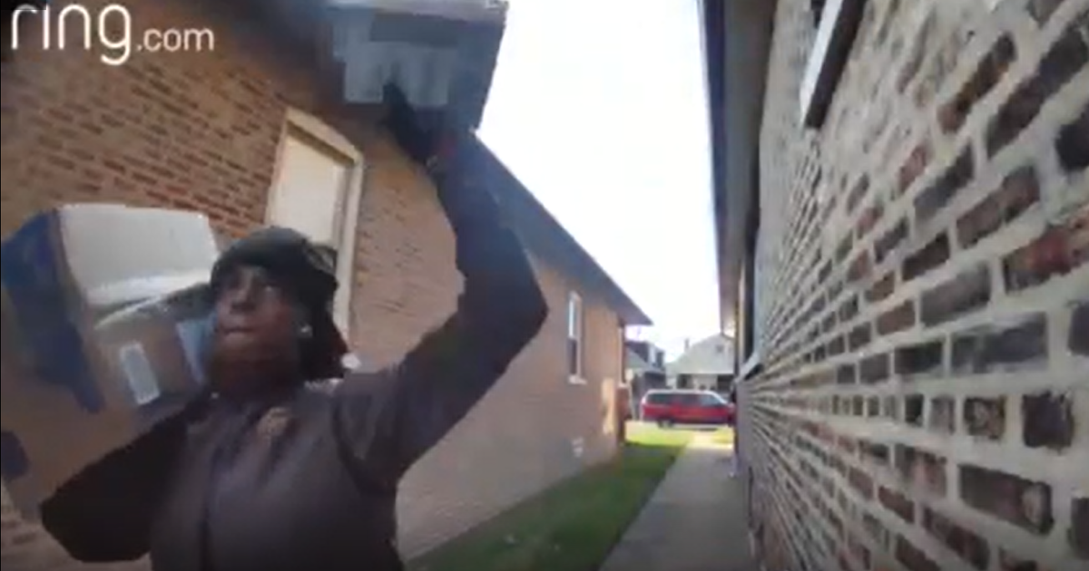 Caught On Video UPS Driver Throws Packages Over Southeast Side Woman's