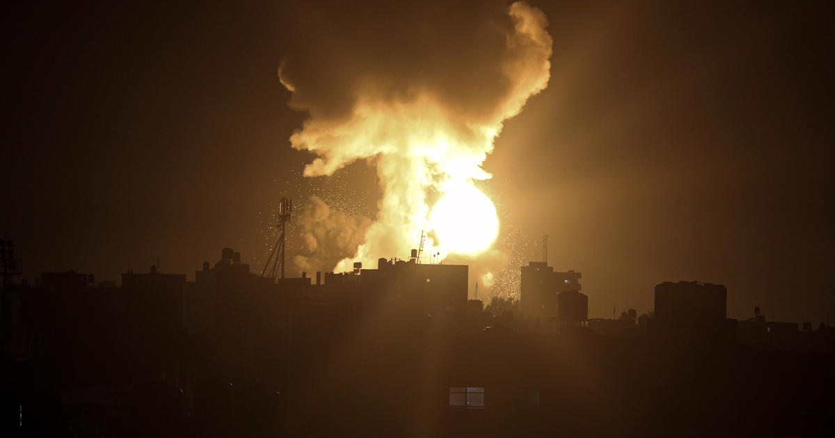 Israel hits Gaza with airstrikes – CBS News