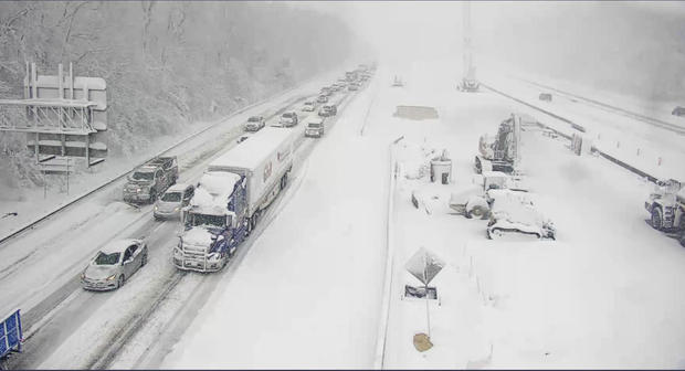 Wintere Weather Interstate Shutdown 