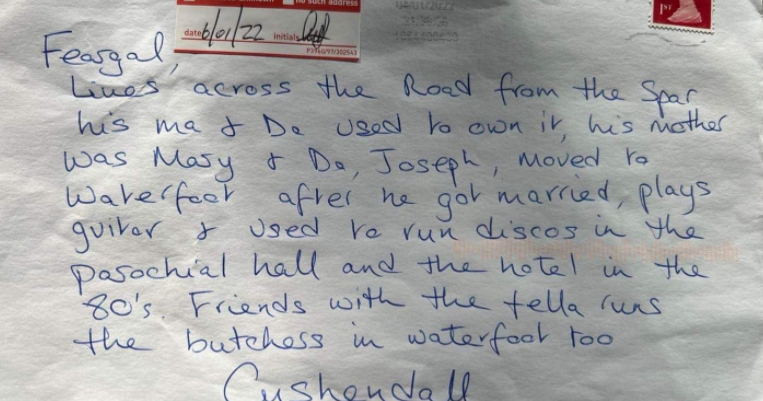 Post office delivers man's letter with only his "life story" as an address - Vimarsana News