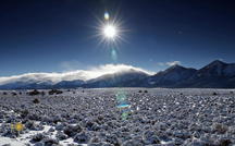 Nature: Desert snow 