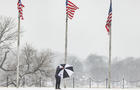 Winter Storm Brings Snow And Rain To D.C. 