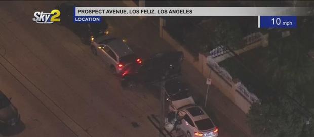 Pursuit With Stolen BMW Comes To Wild End In Los Feliz 