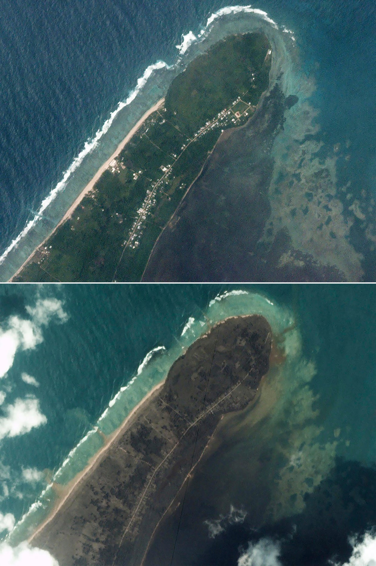 Images reveal devastation inflicted on Tonga by volcano and tsunami KTSA