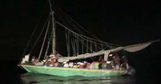 U.S. Coast Guard intercepts sail freighter it says was overloaded with 191 Haitians