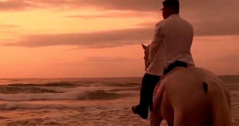 North Korea's Kim Jong Un rides symbolic white horse in new propaganda video, which ignores missile tests - Vimarsana News