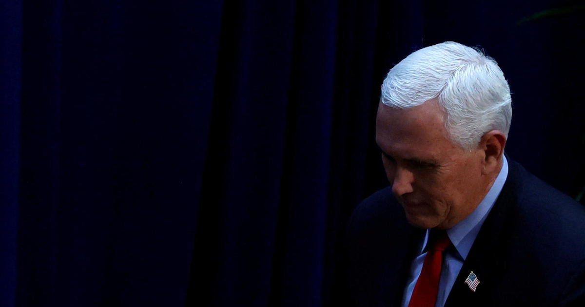 Pence says "Trump is wrong" that he had a right to overturn election