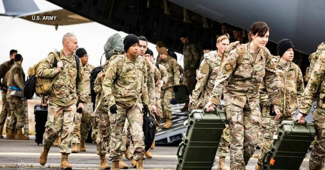 U.S. sends first wave of reinforcements to Ukraine