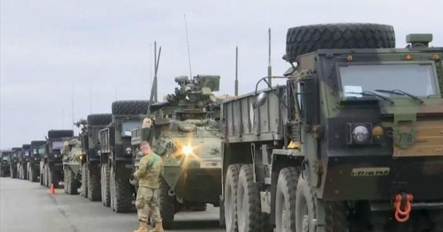 U.S. troops travel to Ukraine border to support NATO