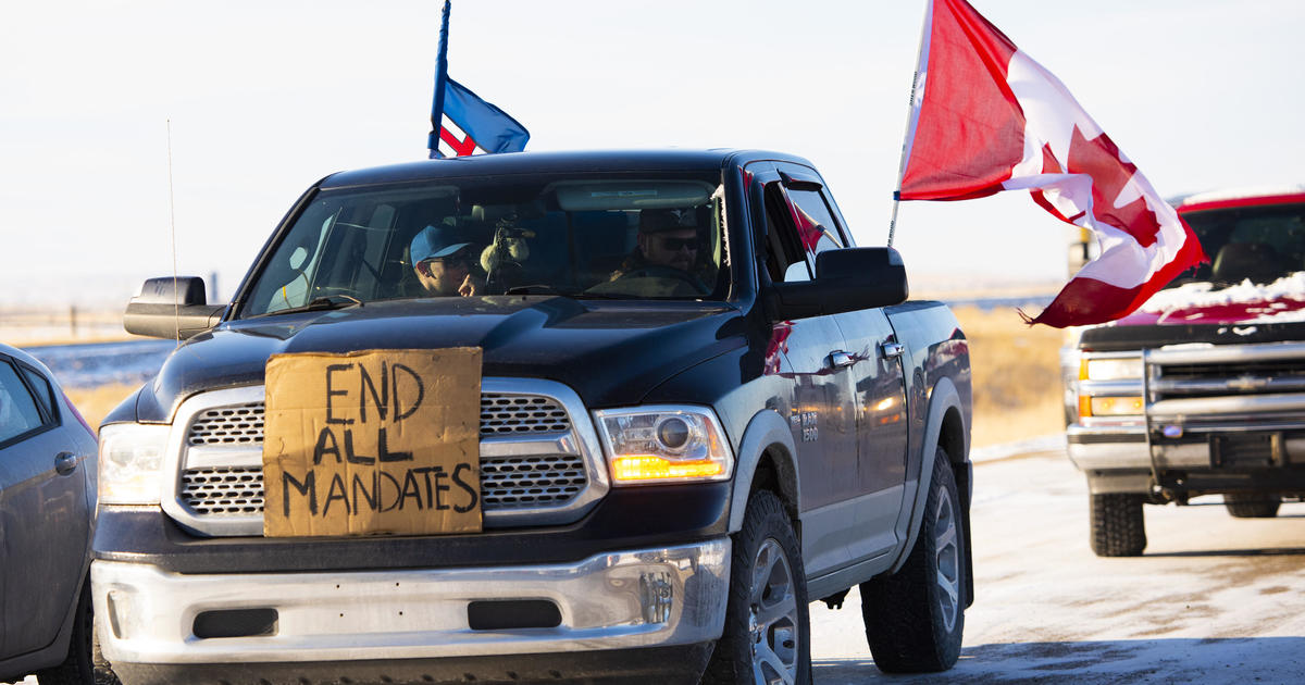 COVID-19 truck blockade in Canada shuts down Ford plant (cbsnews.com)