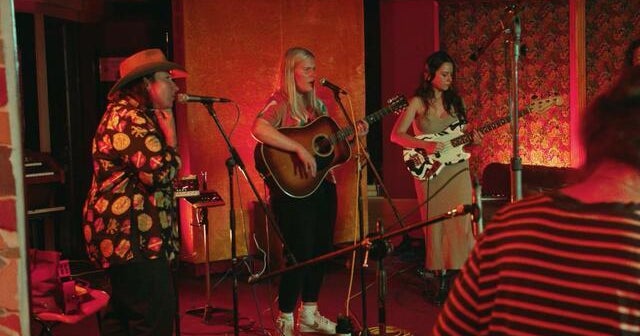 Camp Cope performs &ldquo;Running with the Hurricane