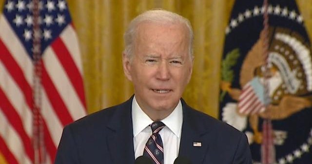 Biden sanctions Russia as invasion of Ukraine looms