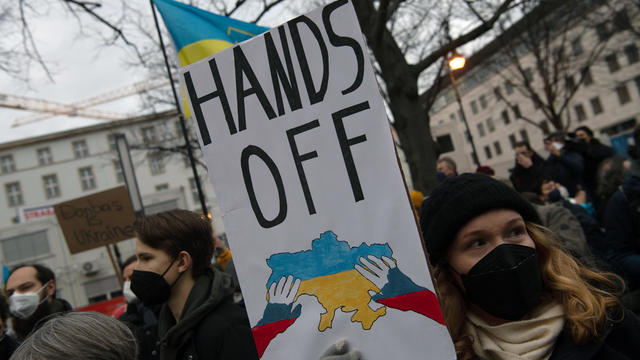 Ukraine conflict - protest in Berlin 