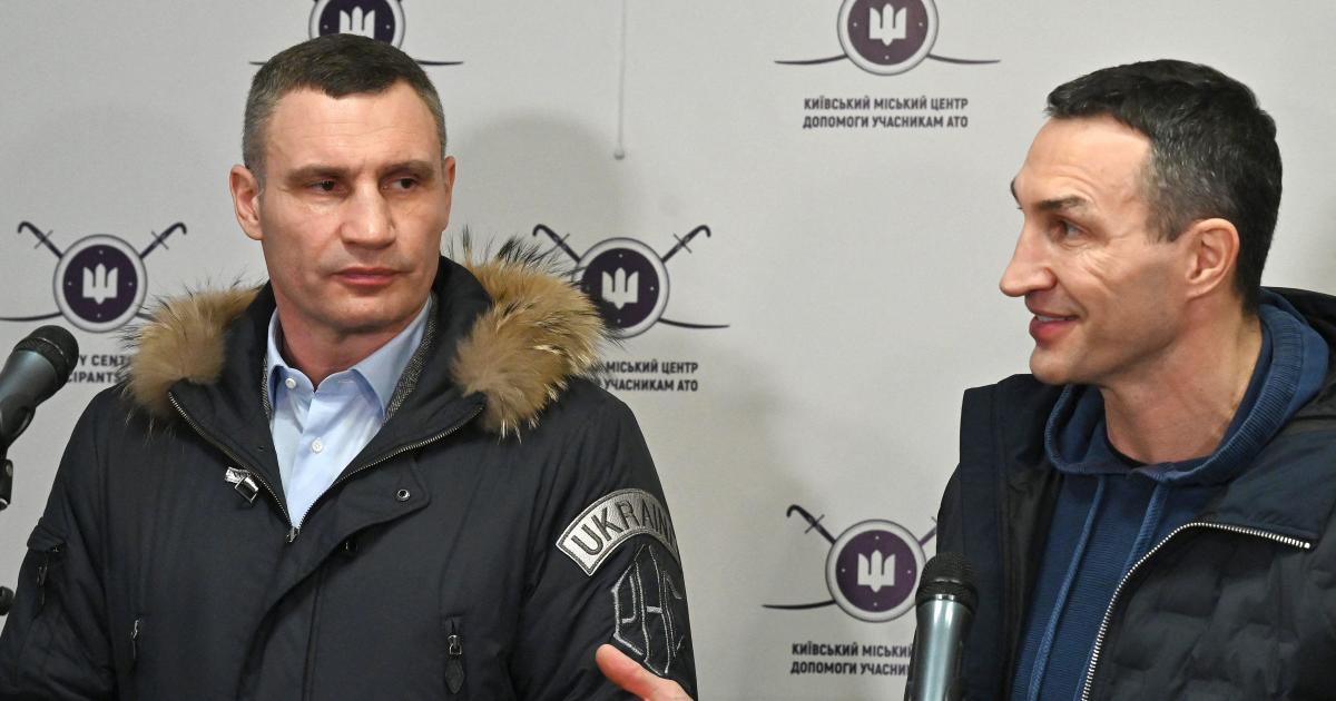 The Klitschko brothers former heavyweight champion boxers plan to take up arms and fight for Ukraine – CBS News