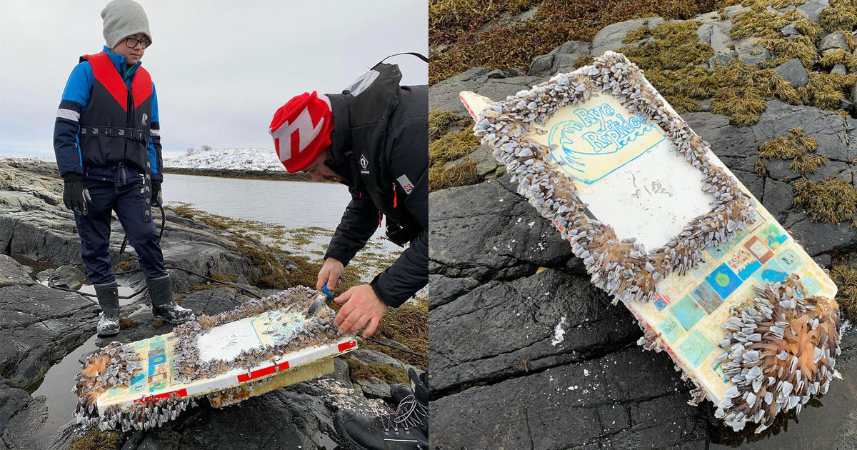 Kids from New Hampshire launched a miniature boat into the ocean. More than a year later, a fellow middle schooler found it – in Norway.