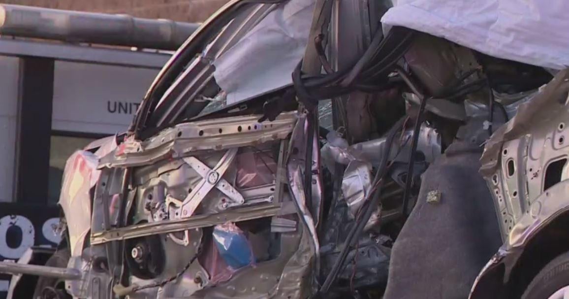 UCLA student killed after crash splits car in half on 101 Freeway in ...