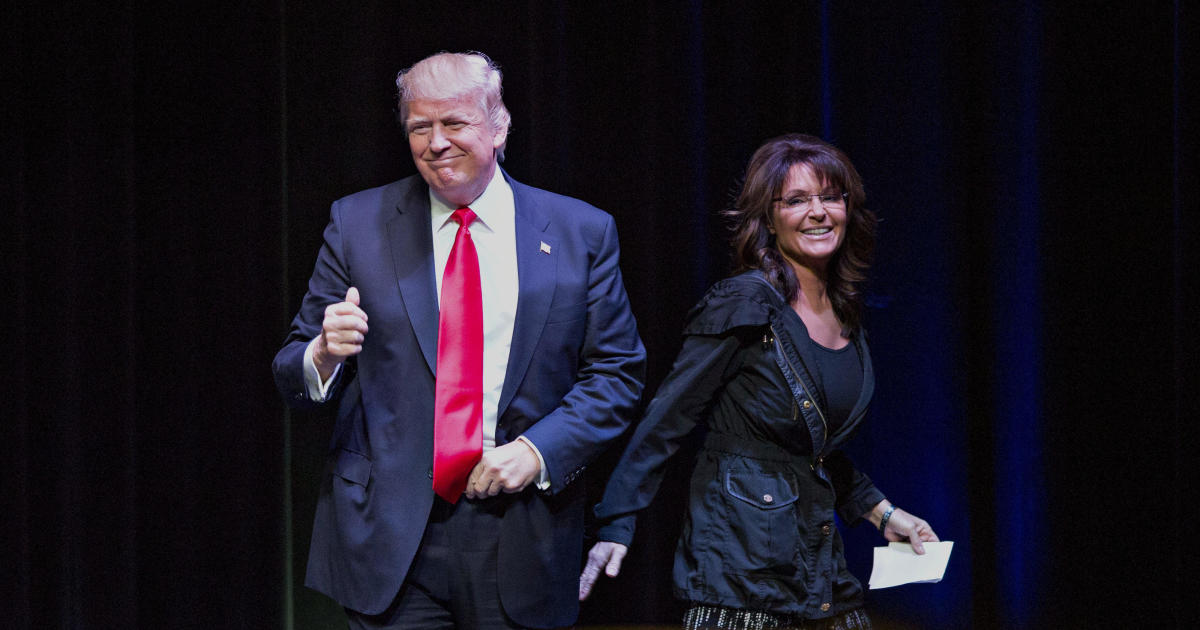 Trump endorses Sarah Palin in run for Alaska's congressional seat