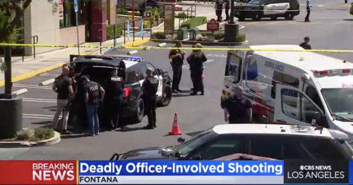 Bank Robber Shot And Killed In Fontana Cbs Los Angeles